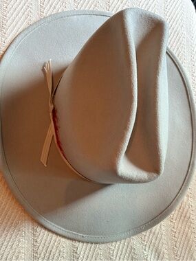 Bollman Natural 100% Wool Cowboy Hat Camel, Classic Style, 7 1/4. WPL 5923
